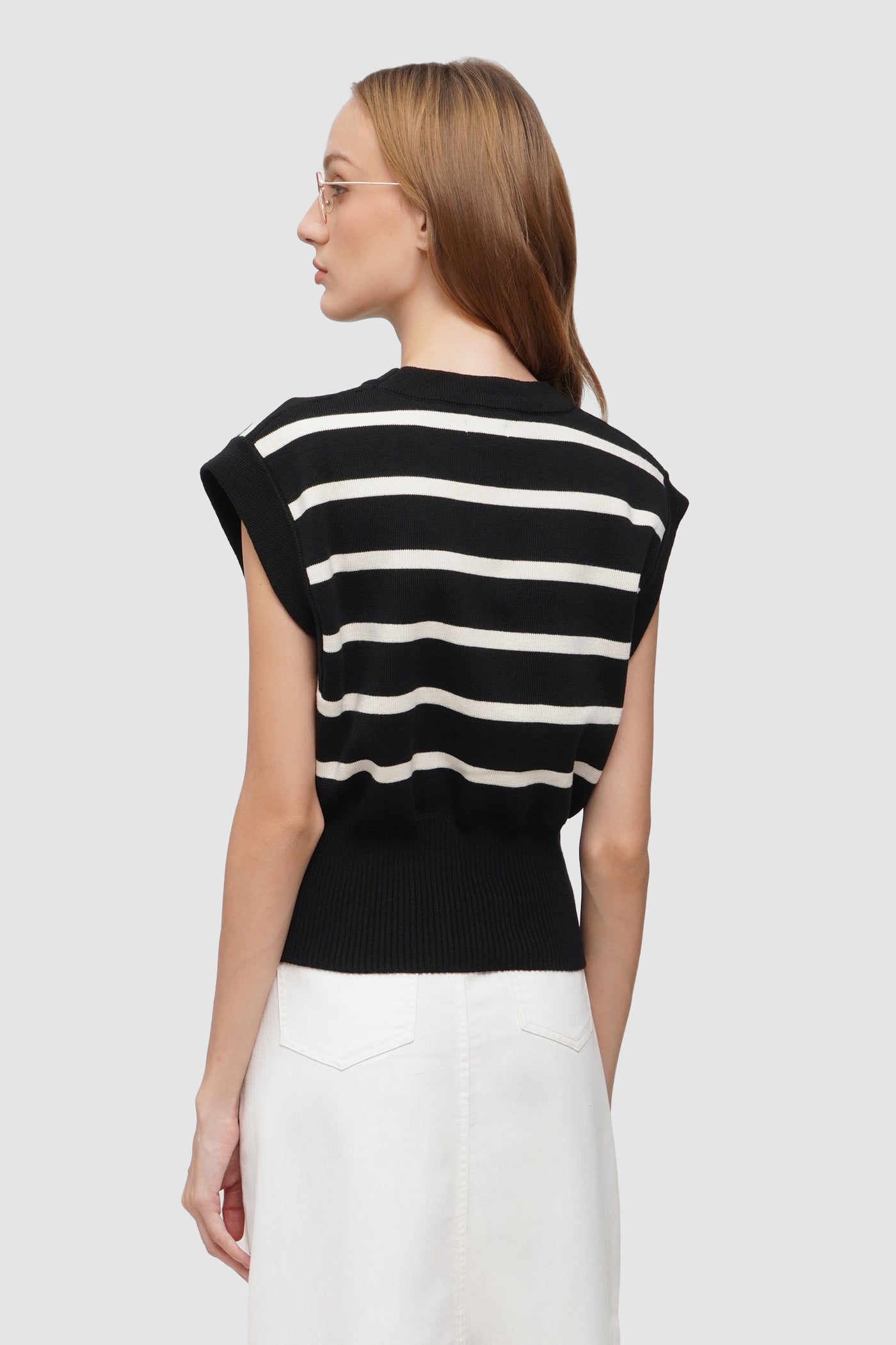 Striped Knit Top