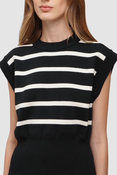 Striped Knit Top