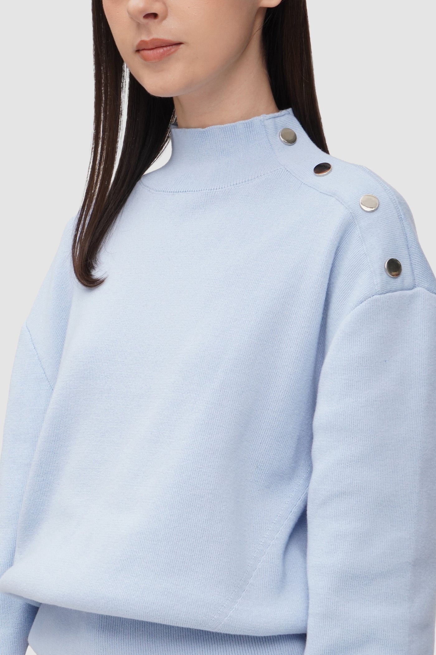 Pullover With Button Detail