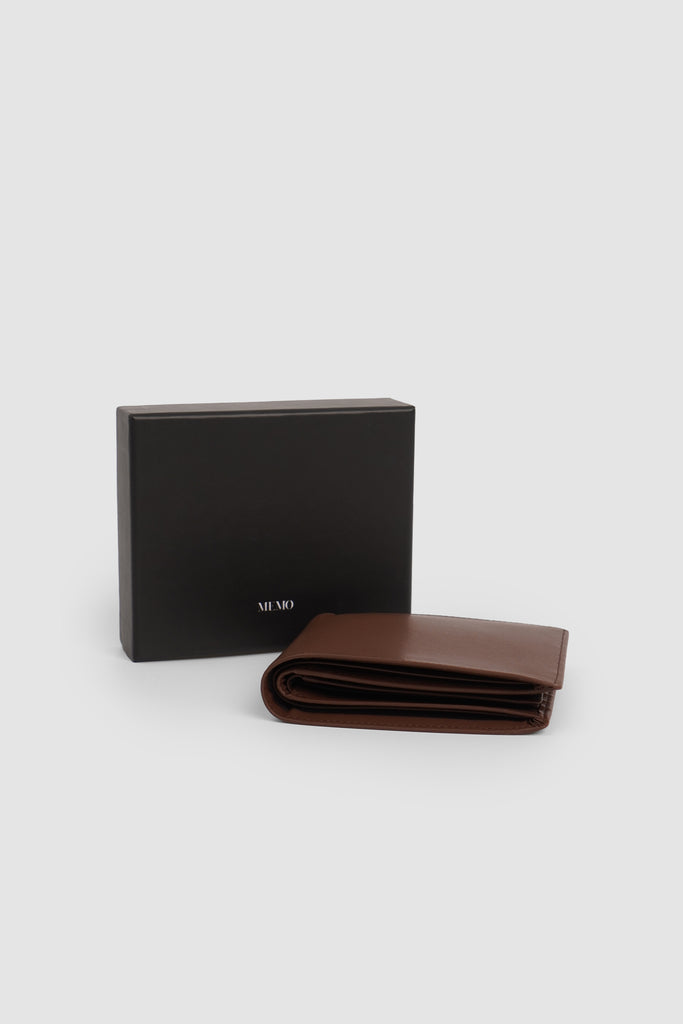 Leather Bi-Fold Wallet With RFID-Blocking – Memo