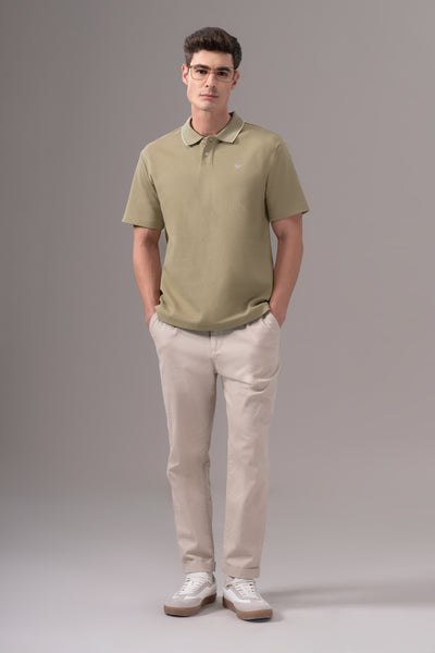 Regular Fit Polo With Contrast Tipping