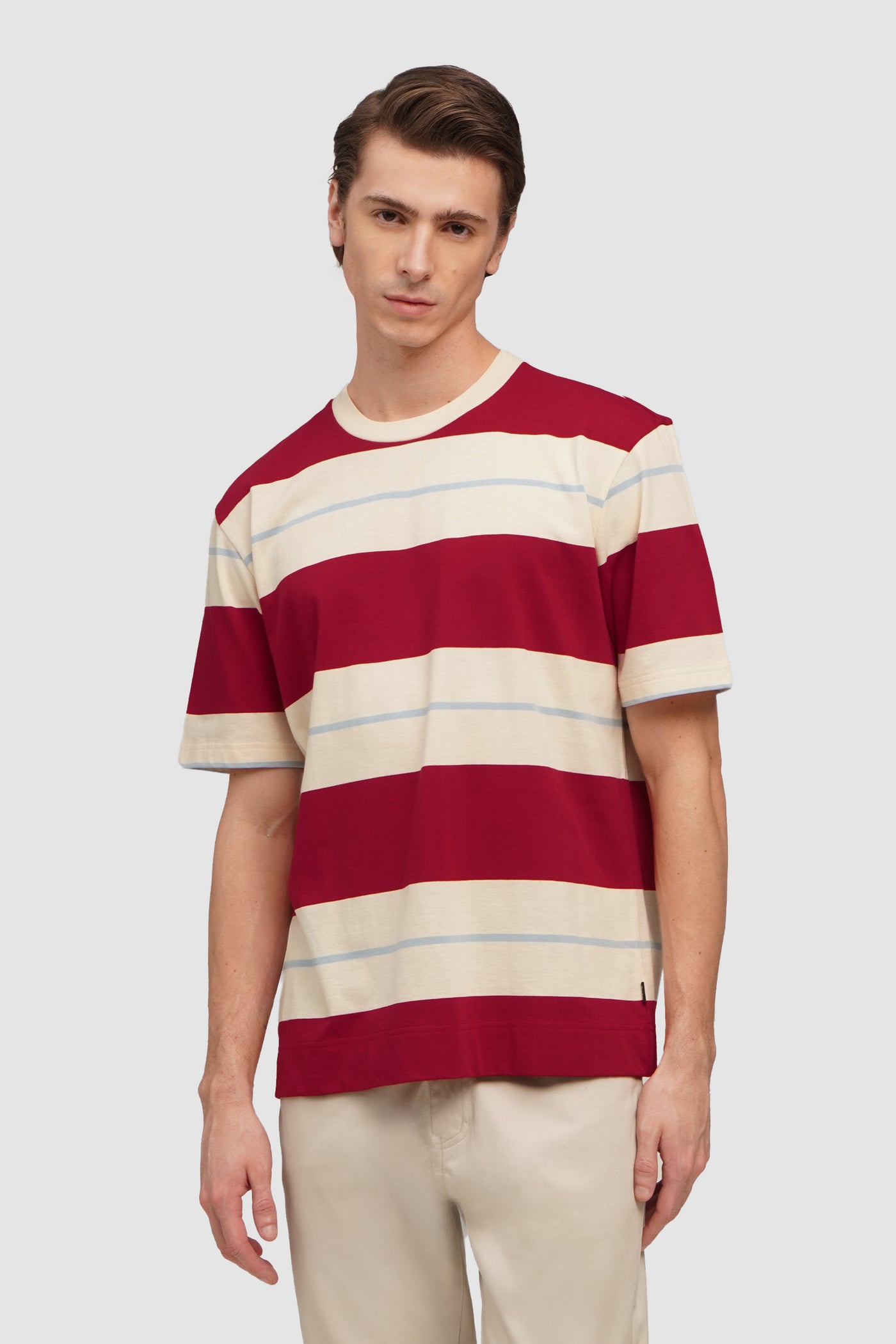 Regular Fit Ringer Striped T-Shirt