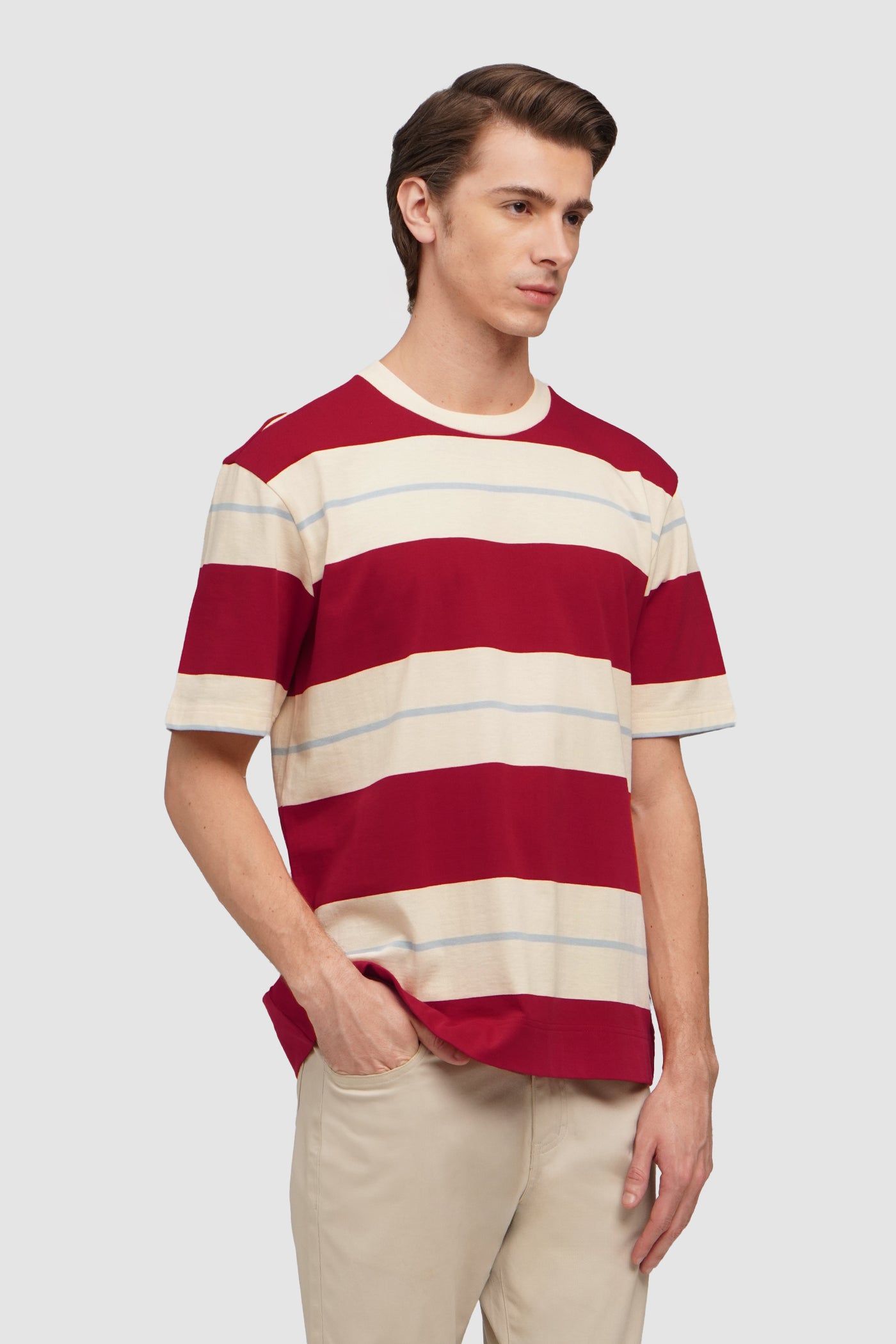 Regular Fit Ringer Striped T-Shirt