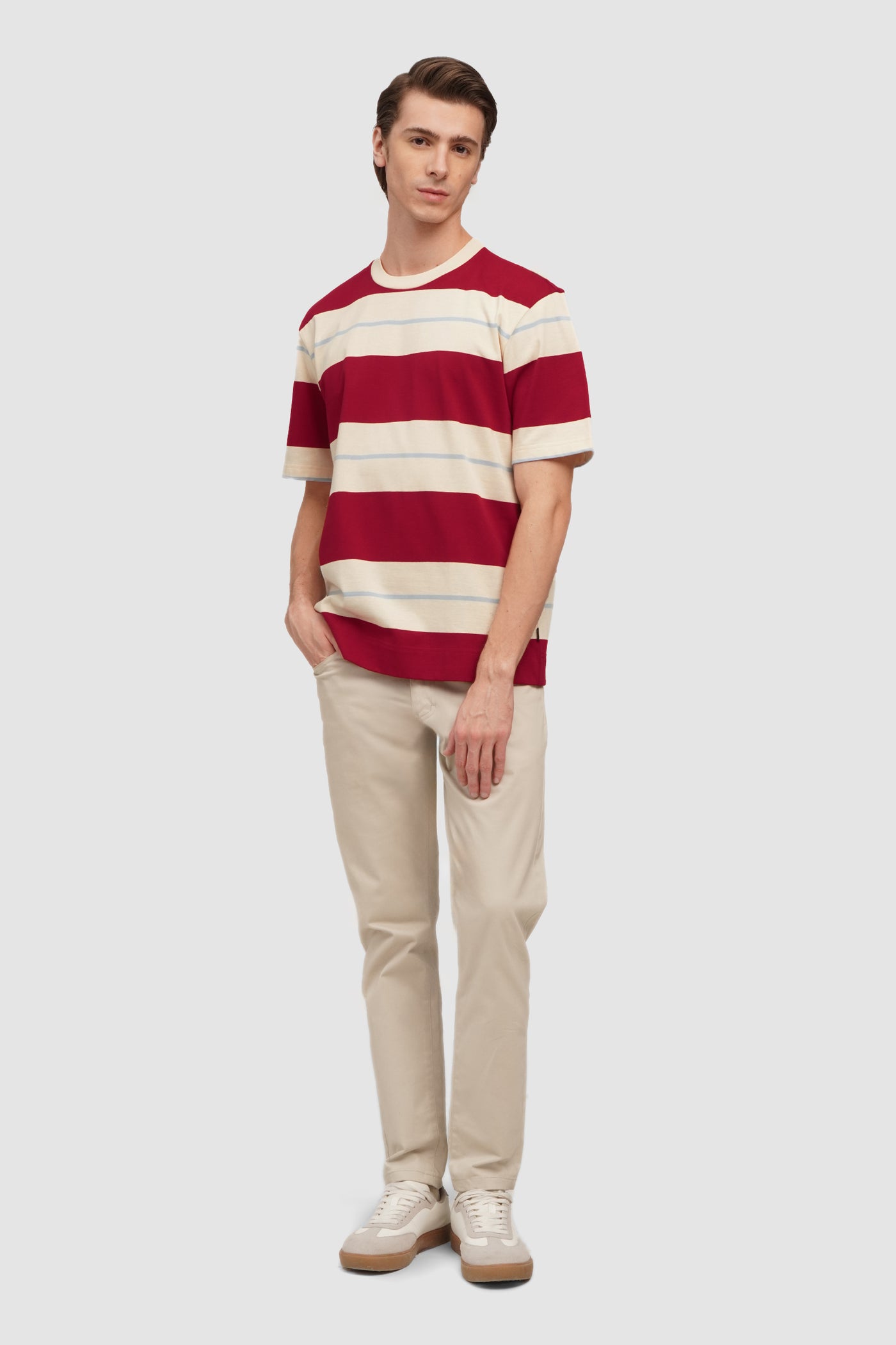 Regular Fit Ringer Striped T-Shirt