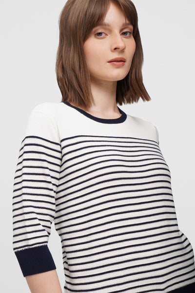 Striped 3/4 Tee