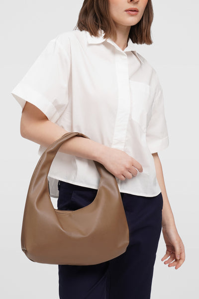 Vegan Leather Hobo Bag