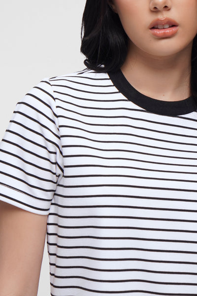 Striped Ringer Tee