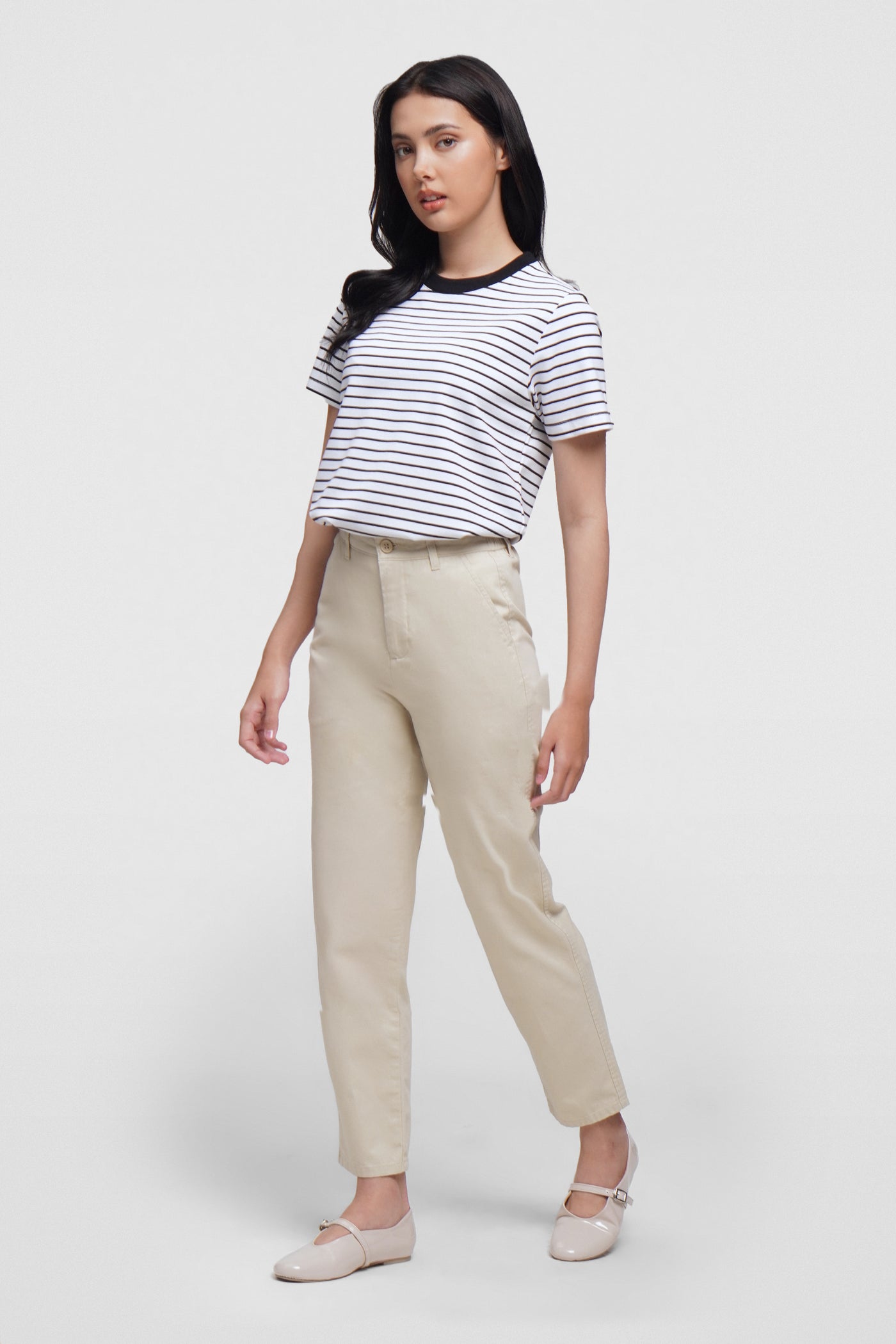 Striped Ringer Tee