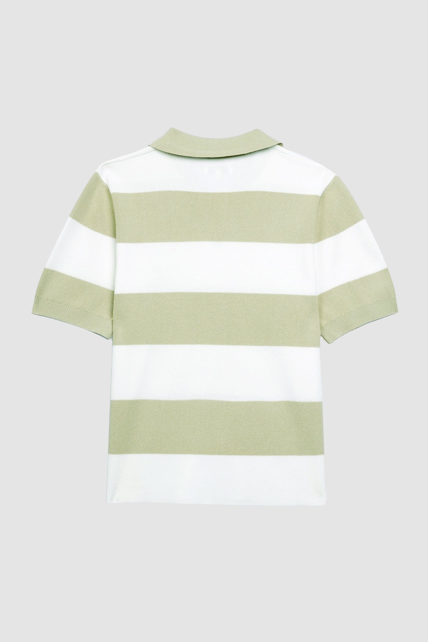 Stripe V-Neck Polo