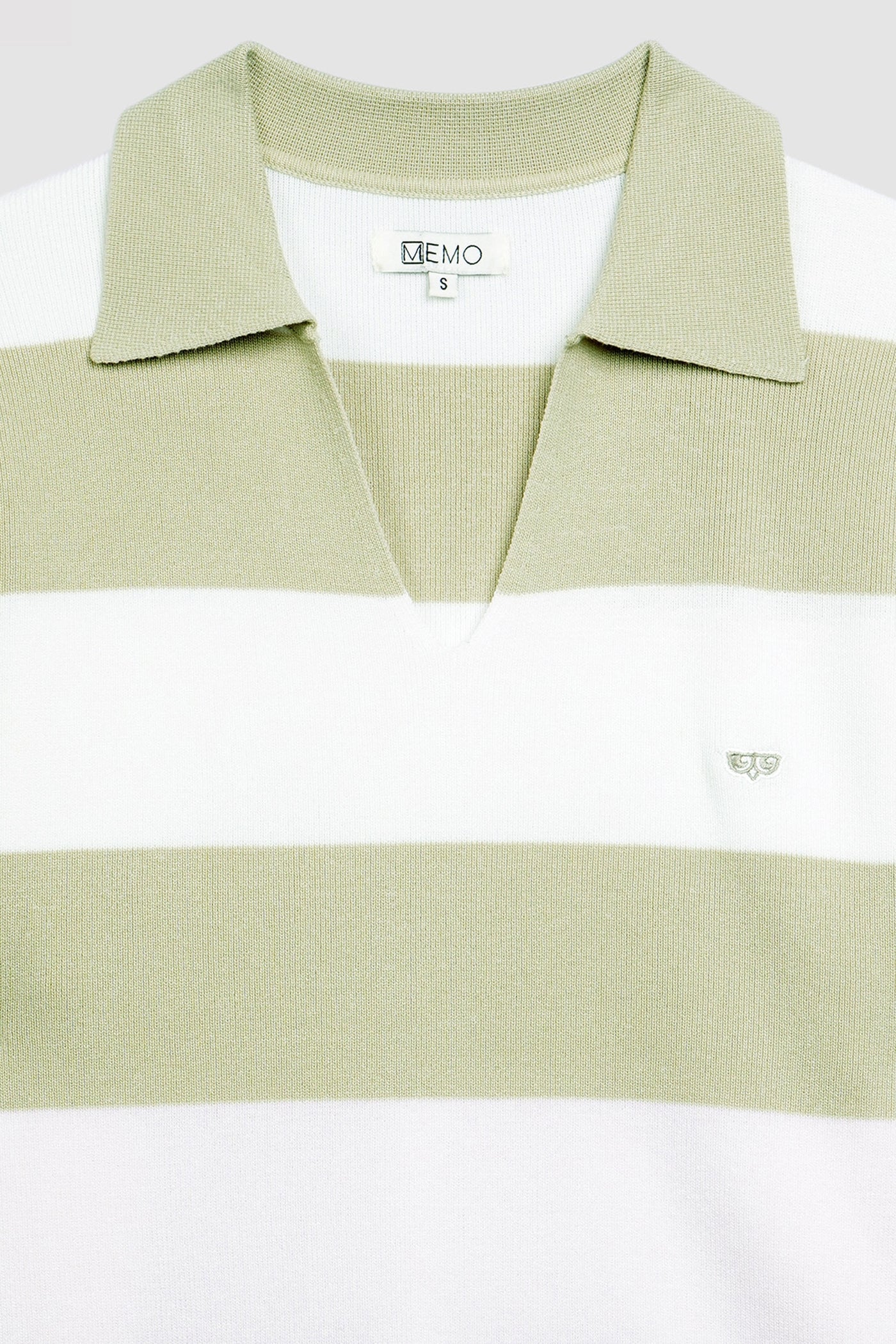 Stripe V-Neck Polo