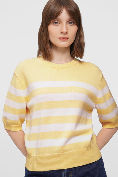 Striped Knit Tee