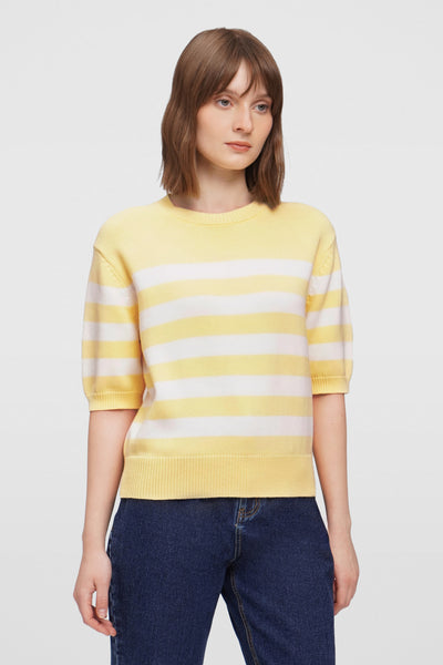 Striped Knit Tee