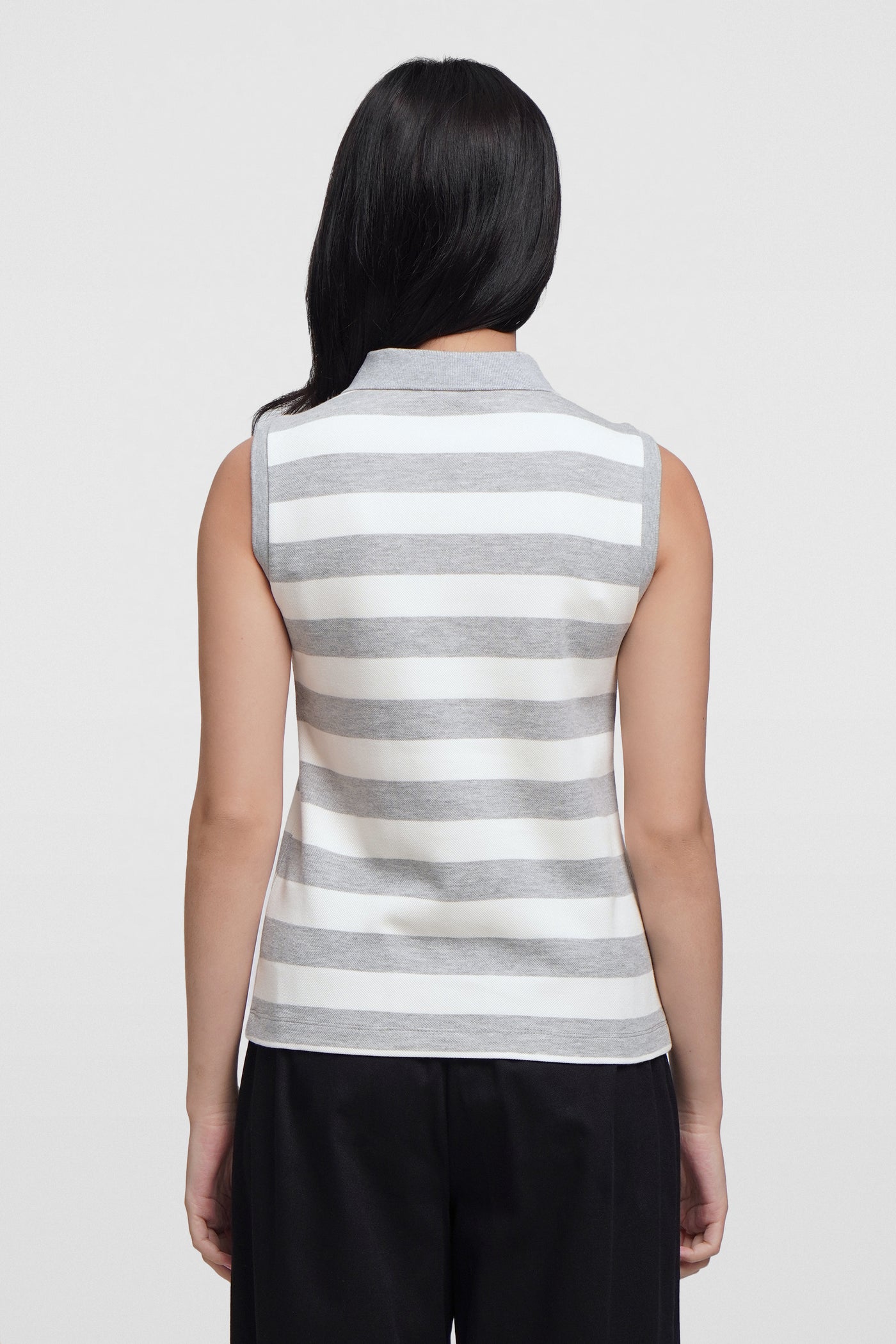 Sleeveless Pique Polo
