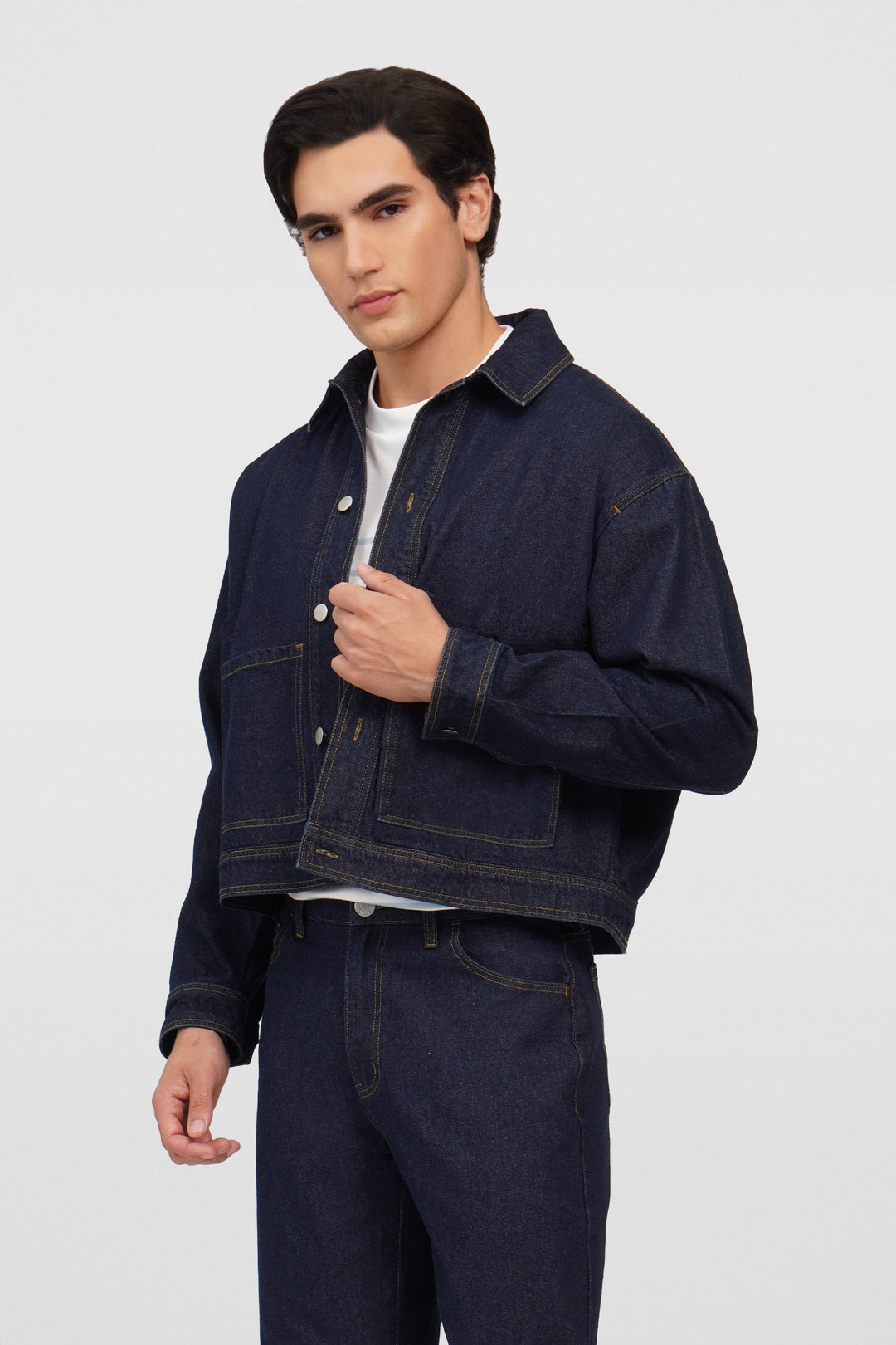 【HI FI FNK】Aron Carpenter Denim Jacket HI FI FNK】Aron Carpenter Denim Jacket