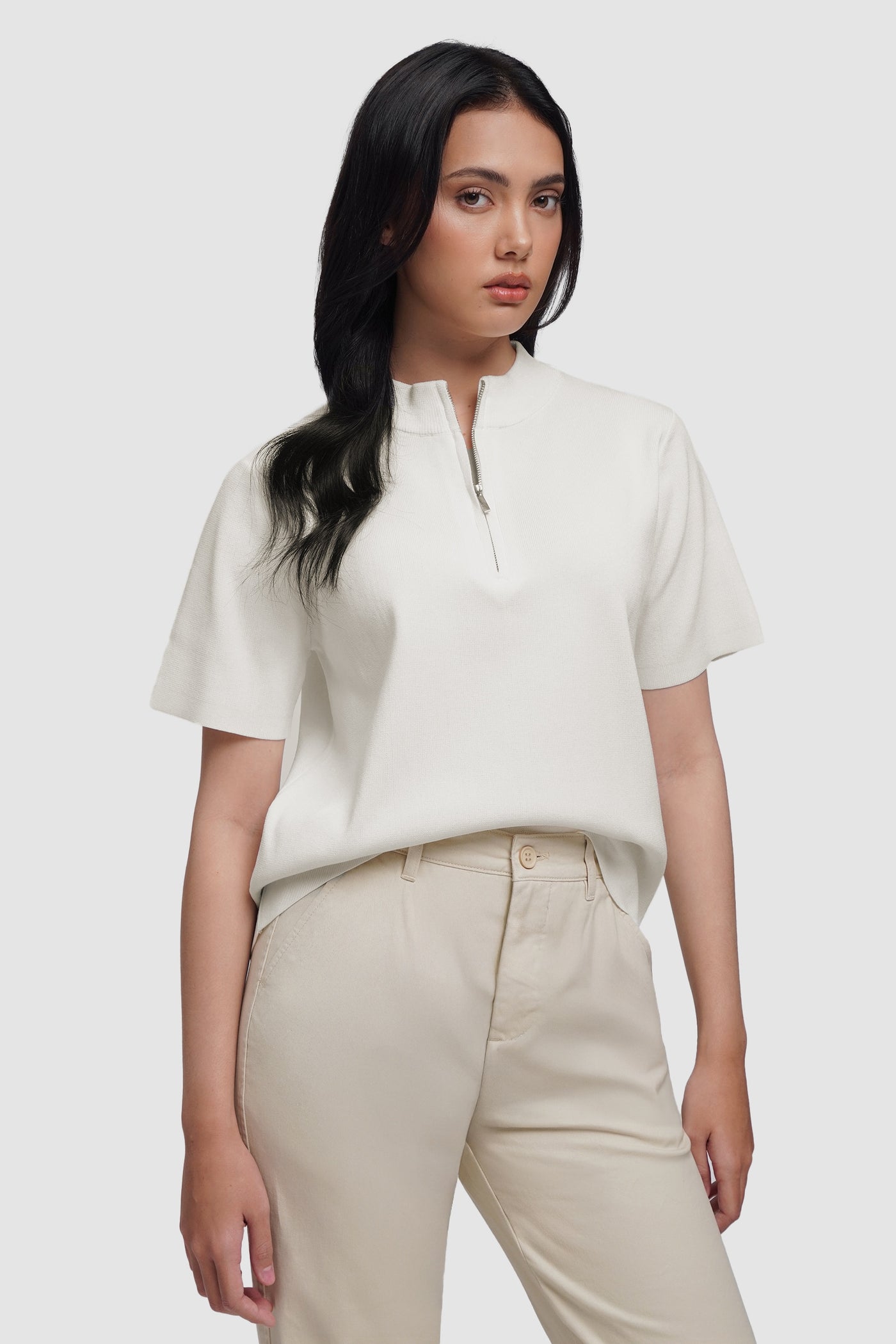 Zip-Up Tee