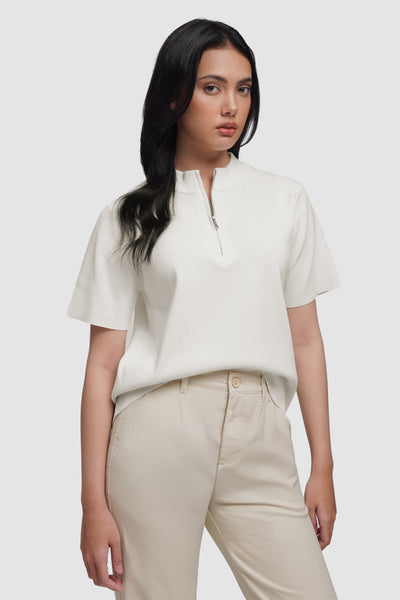 Zip-Up Tee