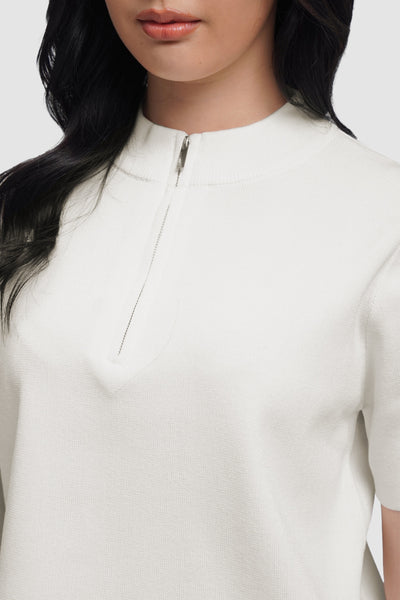 Zip-Up Tee