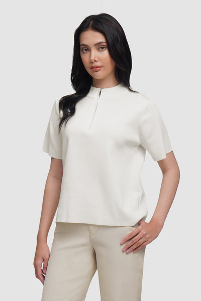 Zip-Up Tee