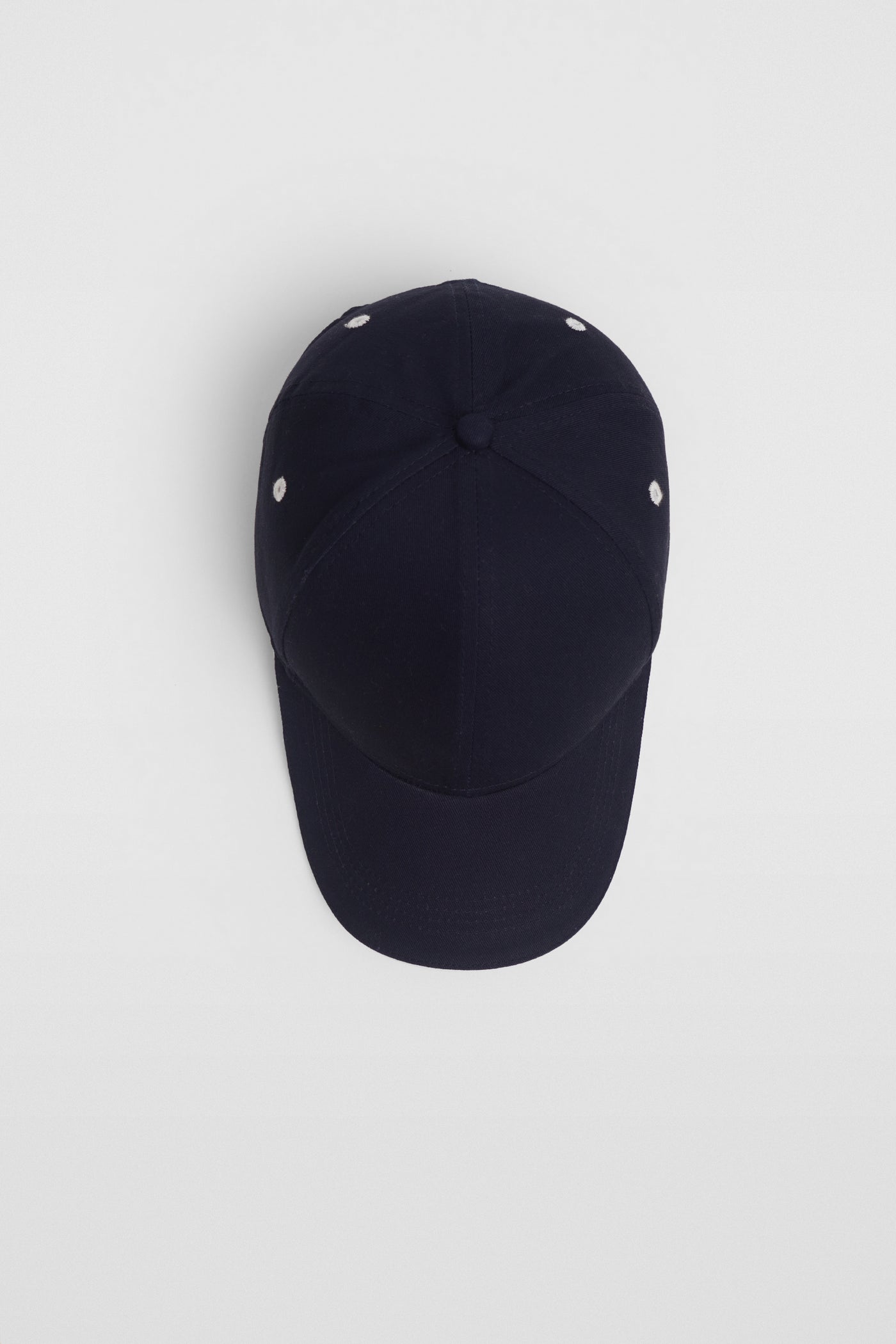 Twill Baseball Cap With Contrast Piping Detail