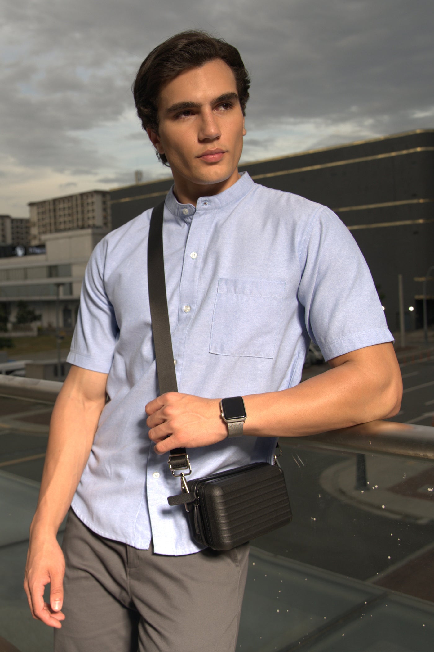 Hard Case Sling Bag