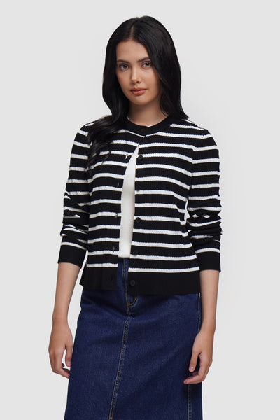 Striped Cardigan