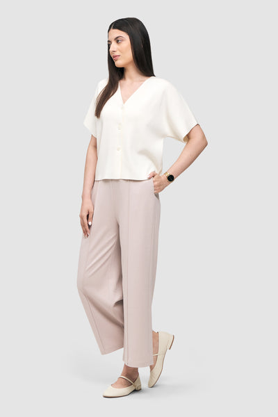 Buttoned Knit Top