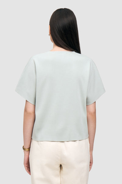 Buttoned Knit Top