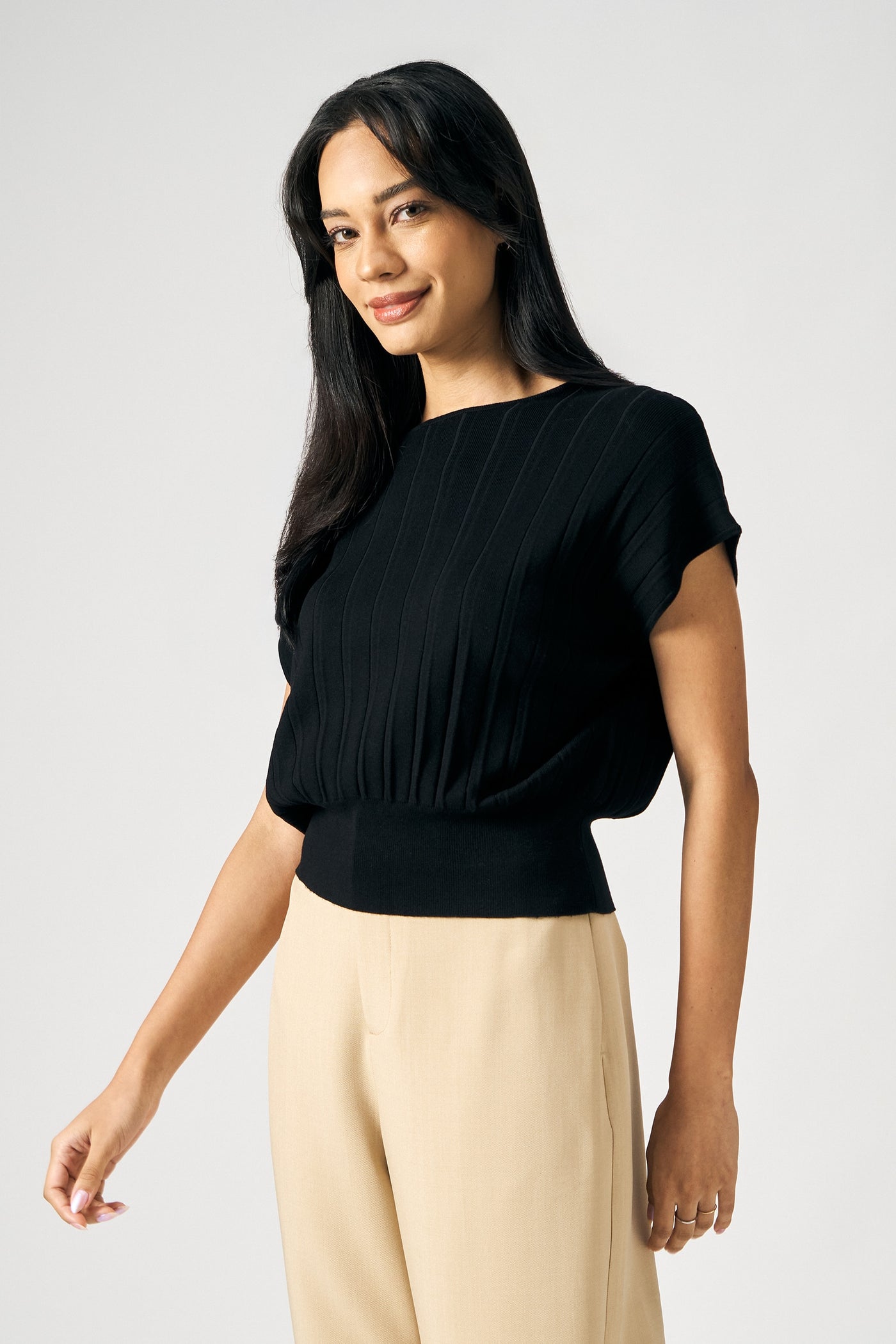 Pleated T-Shirt