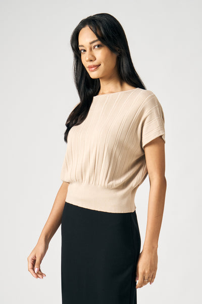 Pleated T-Shirt