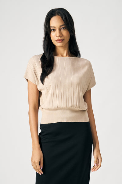 Pleated T-Shirt