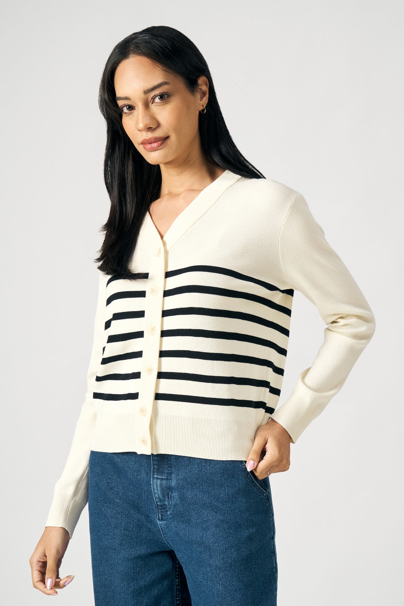 Striped Cardigan
