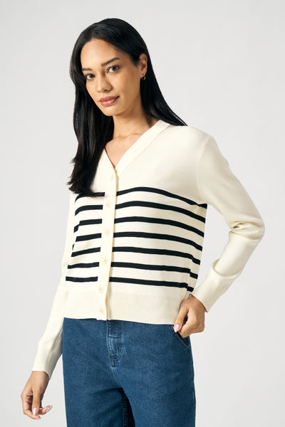 Striped Cardigan