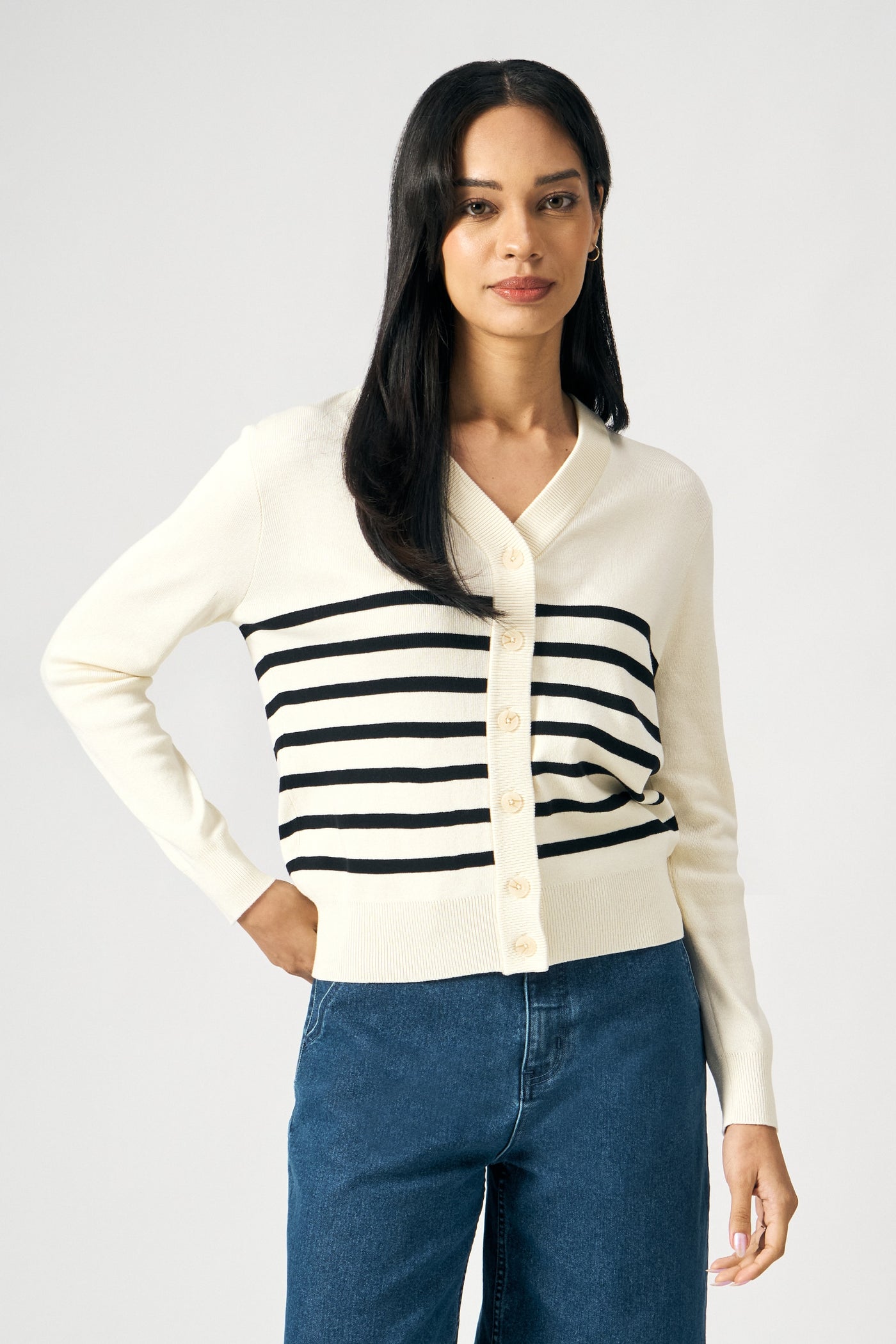 Striped Cardigan