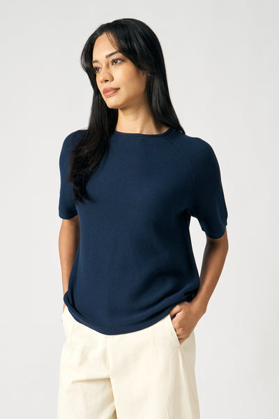 Raglan Knit T-Shirt