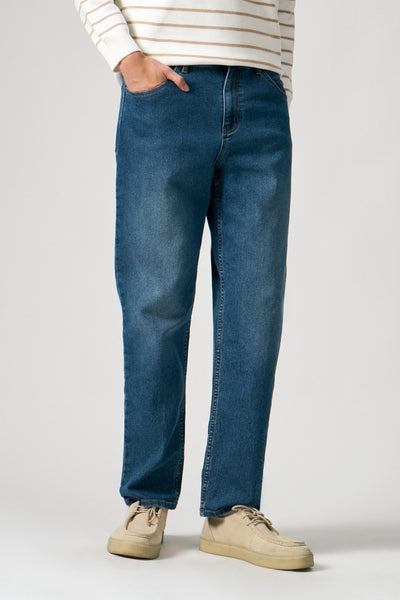 Tapered Stretch Denim