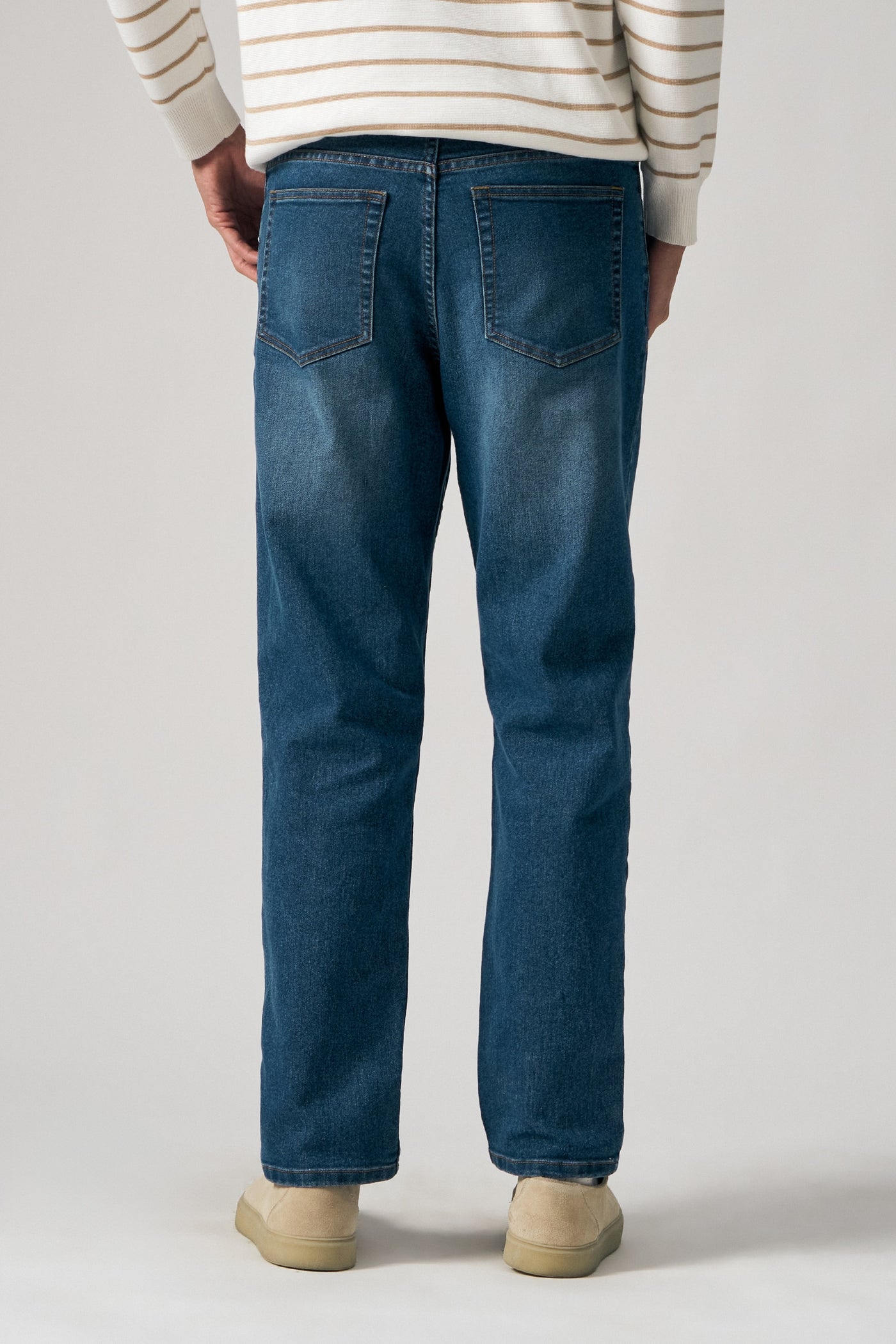 Tapered Stretch Denim