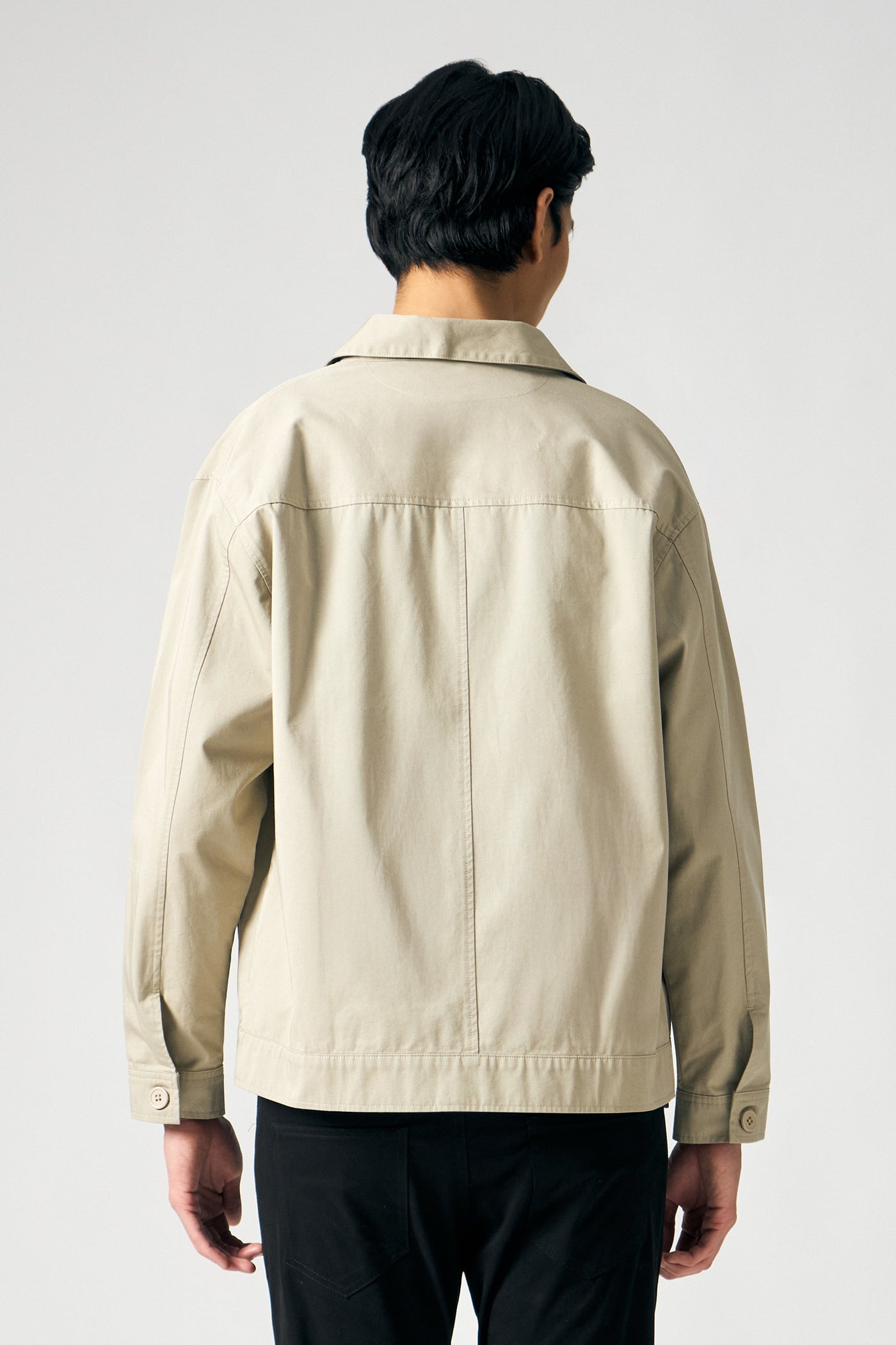 Work Jacket with Patch Pockets