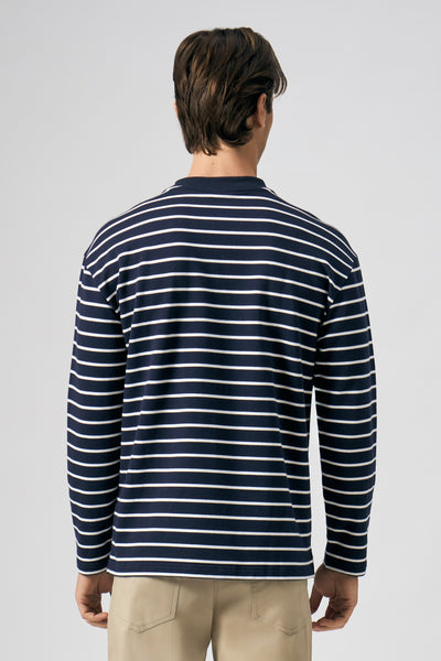 Regular Fit Long Sleeve Striped T-Shirt