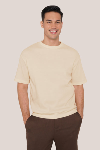 Waffle Textured T-Shirt With Hemband