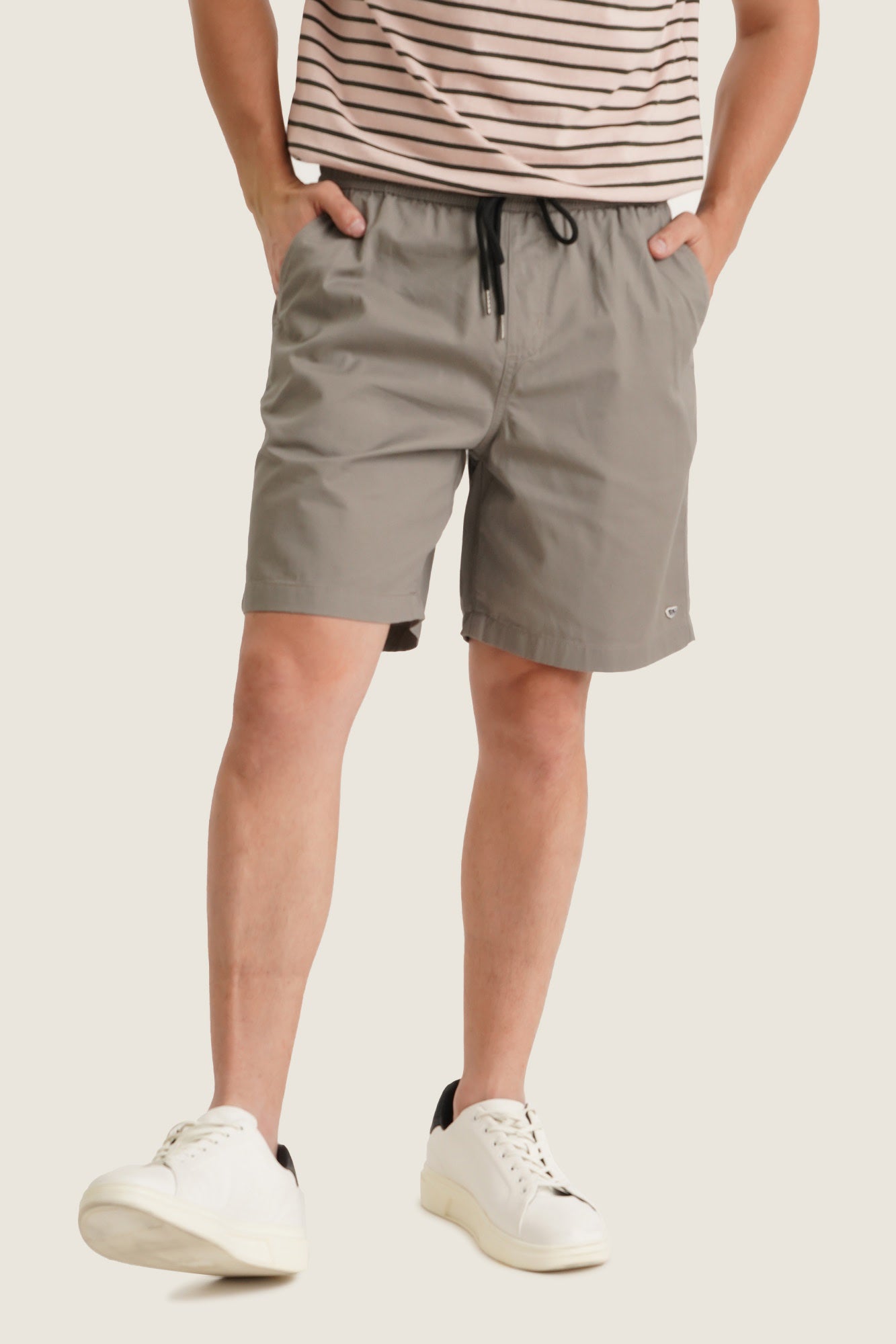 Pull Up Shorts With Drawcord