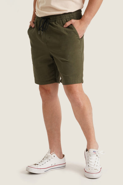 Pull Up Shorts With Drawcord